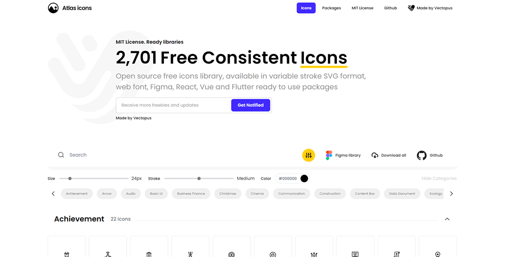 Atlas icons | 开源免费图标库